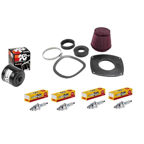 Suzuki GSX-R1100 1989-1992 K&N x NGK Service Kit Air Oil Filter Spark Plugs