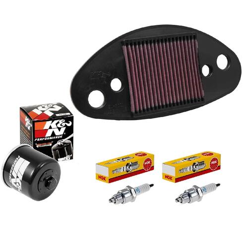 Suzuki C50 Boulevard 2005-2008 K&N x NGK Service Kit Air Oil Filter Spark Plugs