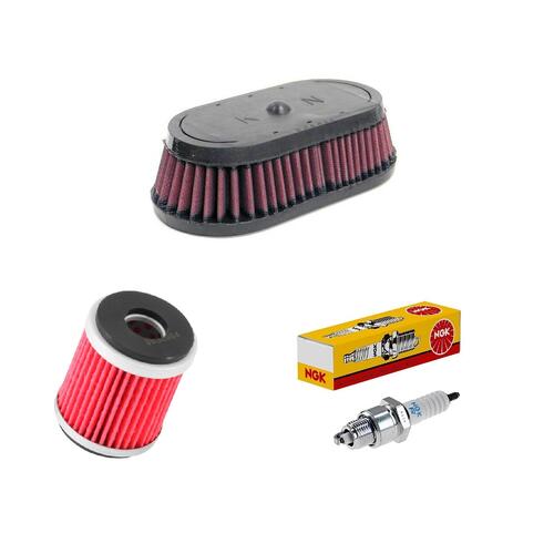 Yamaha WR250R 2008-2021 K&N x NGK Service Kit Air Oil Filter Spark Plugs