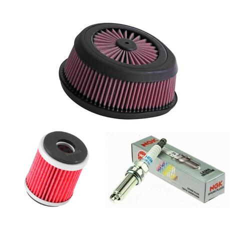 Suzuki RM-Z450 2007-2017 K&N x NGK Service Kit Air Oil Filter Spark Plugs