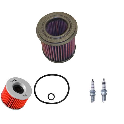 Yamaha TDM850 1991-2001 K&N x NGK Service Kit Air Oil Filter Spark Plugs