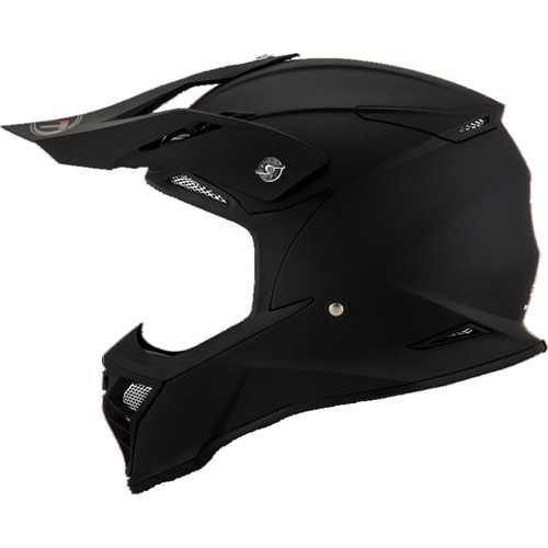 Kyt Jumpshot MX Motorcycle Helmet Solid Matte Black S