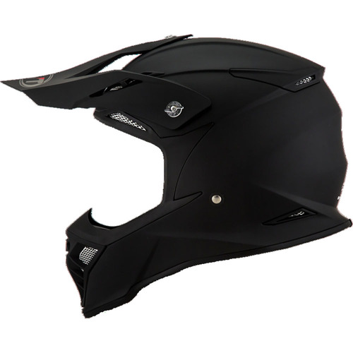 Kyt Jumpshot MX Motorcycle Helmet Solid Matte Black M
