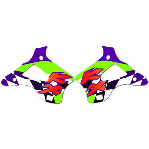 Kawasaki KX125 1997 - Graphics Kit OEM Replica Stickers