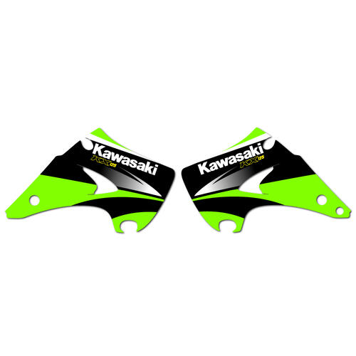 Kawasaki KX125 2004 - Graphics Kit OEM Replica Stickers