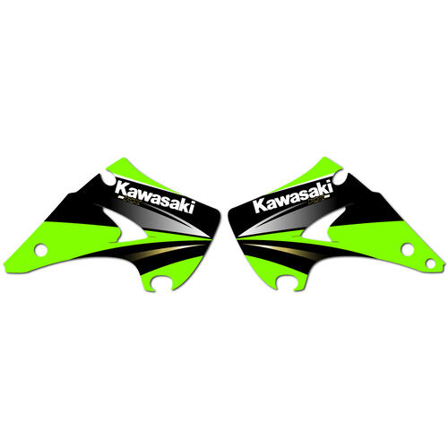 Kawasaki KX250 2004 - Graphics Kit OEM Replica Stickers
