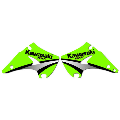 Kawasaki KX250 2005 - Graphics Kit OEM Replica Stickers