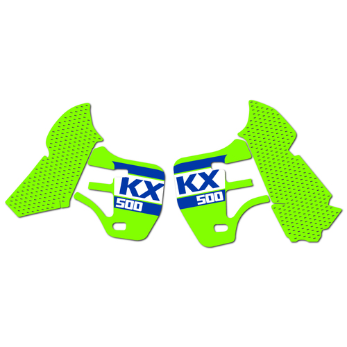 Kawasaki KX500 1988 - Graphics Kit OEM Replica Stickers