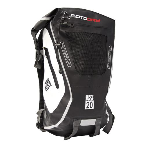 Motodry Drypak 100% Waterproof Motorcycle Backpack Bag 20L