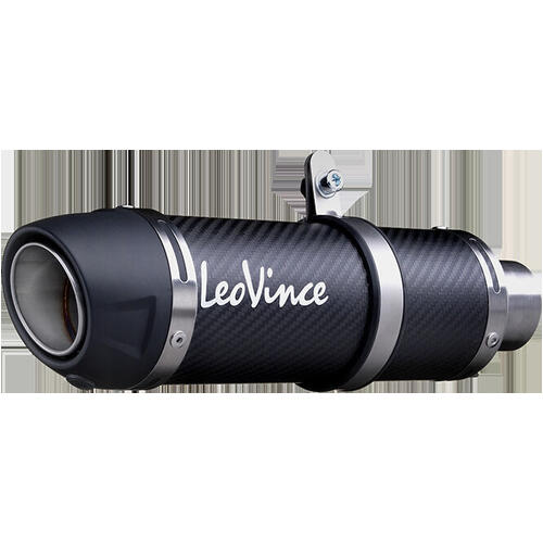 Kawasaki Z125 Pro 2017-2024 LeoVince GP Corsa Evo Full Exhaust System Carbon Fibre