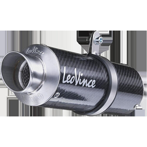 Kawasaki Z125 Pro 2017-2024 LeoVince GP Corsa Full Exhaust System Carbon Fibre