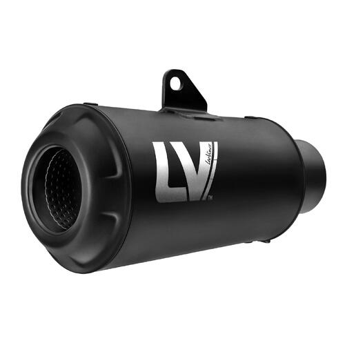 Kawasaki Z300 2013-2016 LeoVince LV-10 Slip-On Muffler Stainless Steel/Black