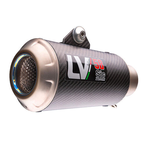 Honda CB1000R 2018-2024 LeoVince LV-10 Slip-On Muffler Carbon Fibre