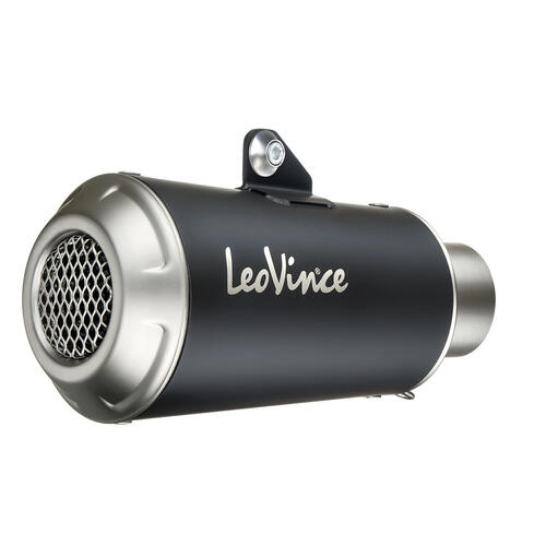 Leoncino Trail 500 2017-2024 LeoVince LV-10 Slip-On Muffler Stainless Steel/Black