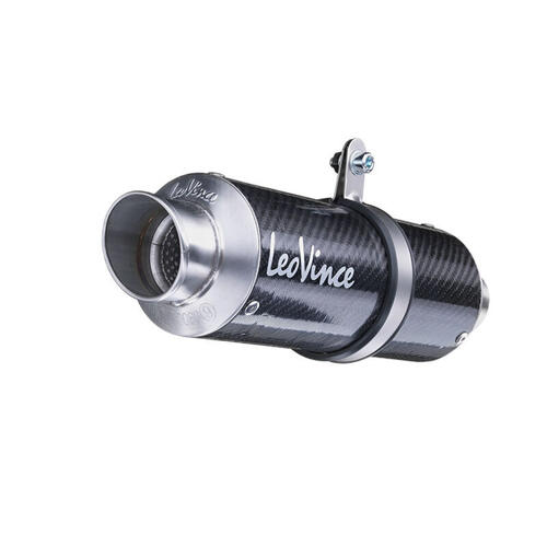 Honda CB500X 2017-2018 LeoVince GP Corsa Slip-On Muffler Carbon Fibre