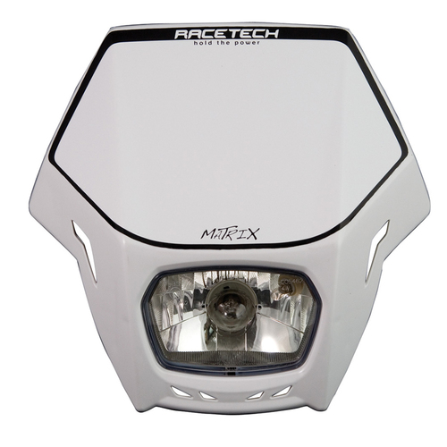 Honda XR250R Rtech Universal Matrix Headlight White 