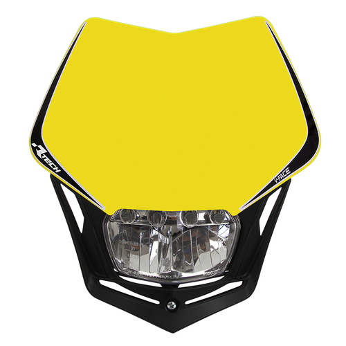 For Suzuki DR650 Rtech Universal V-Face Full Led Headlight Yellow 