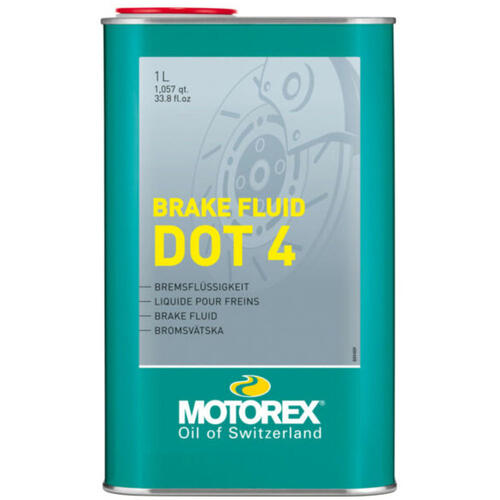 Motorex Brake Fluid Motorcycle Dot 4 1 Litre