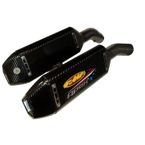 Suzuki GSX-R1000 2009-2011 FMF Apex Slip-On Mufflers Carbon/Titanium Pair