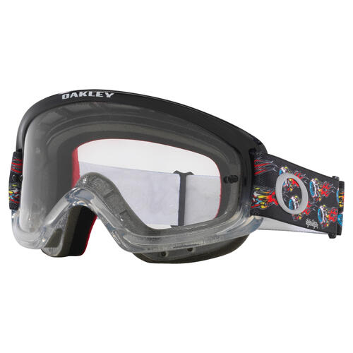Oakley x Troy Lee Designs O Frame 2.0 Pro XS Goggle Eyeballs Clear Lens
