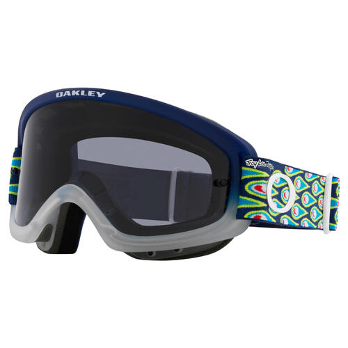 Oakley x Troy Lee Designs O Frame 2.0 Pro XS Goggle Bubbles Dark Grey Lens