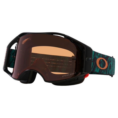 Oakley Airbrake MTB Goggle Viridian Striped Prizm MX Bronze Lens