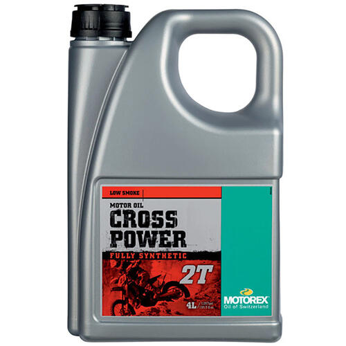 Motorex Cross Power 2T Two-Stroke Engine Oil Premix & Oil Injection 4 Litre