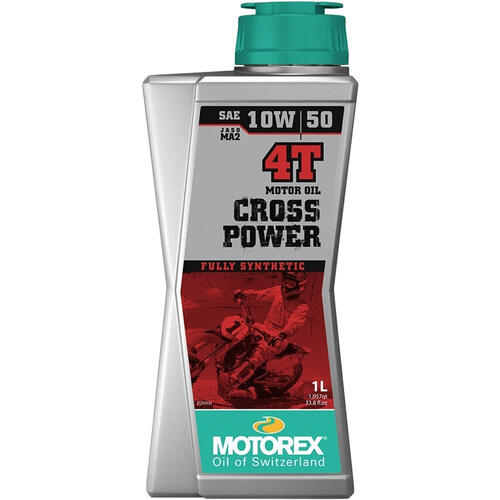 Motorex Cross Power 4T Four-Stroke Engine Oil 10W50 1 Litre