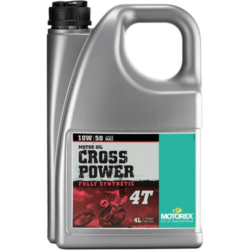 Motorex Cross Power 4T Four-Stroke Engine Oil 10W50 4 Litre
