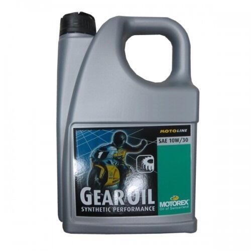 Motorex Motorcycle Gear Oil Transmission Gearbox SAE 10W30 4 Litre