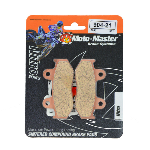 Honda XR500 1983-1986 Moto Master Front Nitro Disc Brake Pads