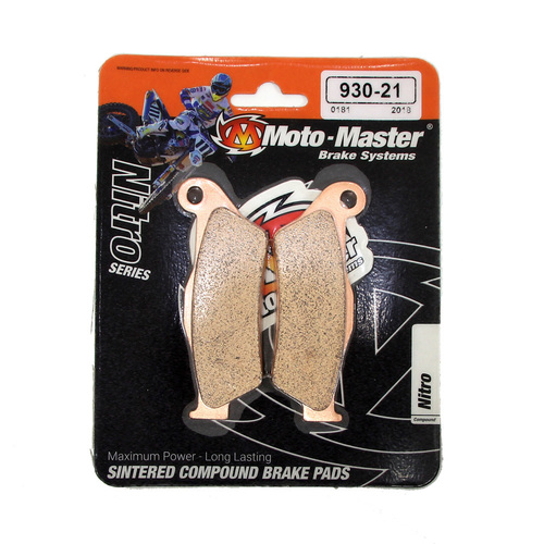 KTM 350 EXC-F 2010-2021 Moto Master Front Nitro Brake Pads