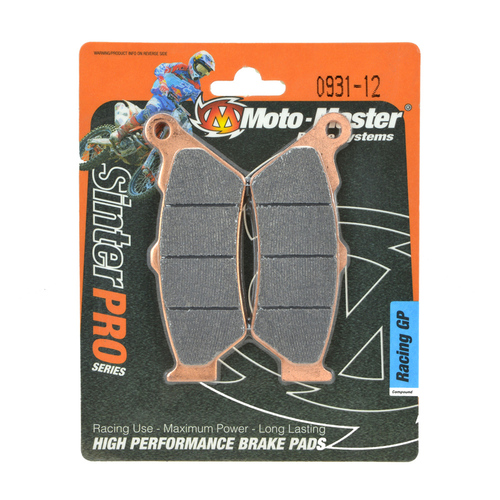 Husqvarna Fr 450 Rally 2016-2021 Moto Master Front Sinterpro Racing Gp Brake Pads