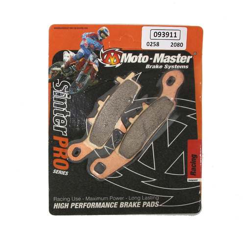 Kawasaki KX85 2001-2021 Moto Master Front Sinterpro Racing Brake Pads