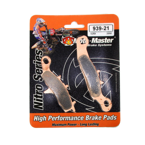 Kawasaki KX85 2001-2021 Moto Master Front Nitro Disc Brake Pads