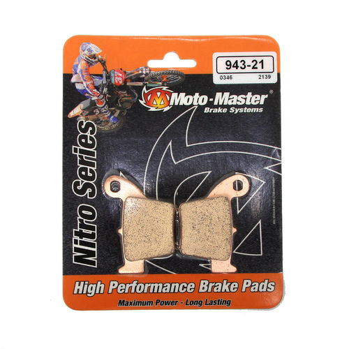 Honda CRF450L (Abs) 2019-2021 Moto Master Rear Nitro Brake Pads