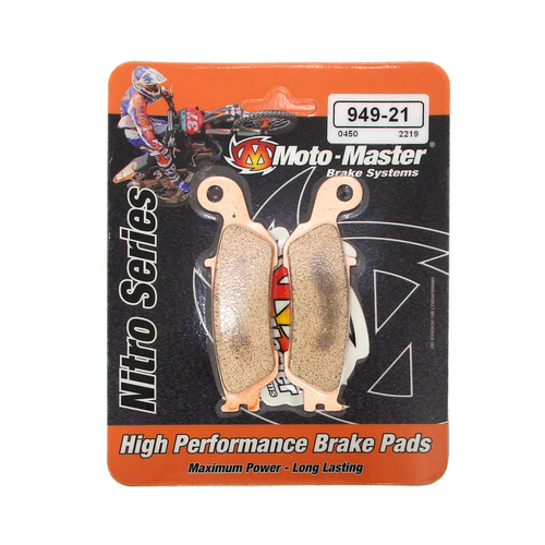 Yamaha YZ125 2008-2021 Moto Master Front Nitro Disc Brake Pads