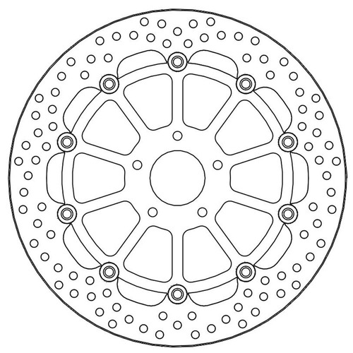 KTM 890 Duke R 2020 Moto-Master Halo Left Front Brake Disc Rotor Direct Replacement
