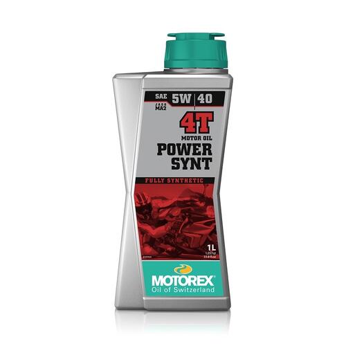 Motorex Power Synt 4T Four-Stroke Engine Oil 5W40 1 Litre