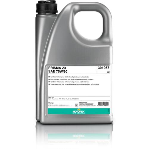 Motorex Motorcycle Prisma ZX Gear Oil 75W90 4 Litre