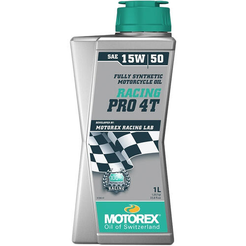 Motorex Racing Pro 4T Four-Stroke Engine Oil 15w50 1 Litre