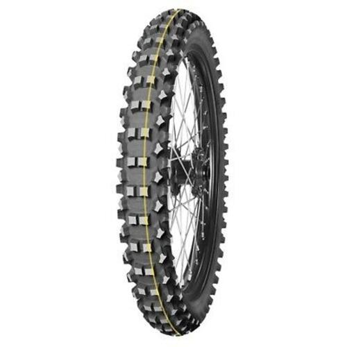 Mitas Dirt Tyre Terra Force MX F Medium-Hard Super 90/100-21 57M DOT Mx Yellow Stripe ( Ex New Version )
