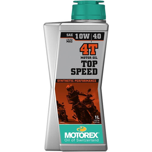 Motorex Top Speed MC 4T Four-Stroke Engine Oil 10W40 1 Litre