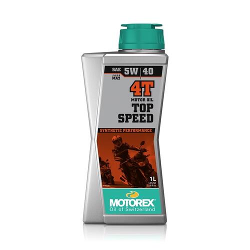 Motorex Top Speed MC (MA2) 4T Four-Stroke Engine Oil 5W40 1 Litre