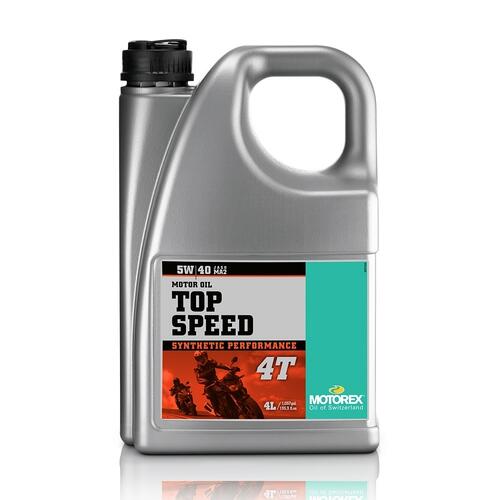 Motorex Top Speed MC (MA2) 4T Four-Stroke Engine Oil 5W40 4 Litre