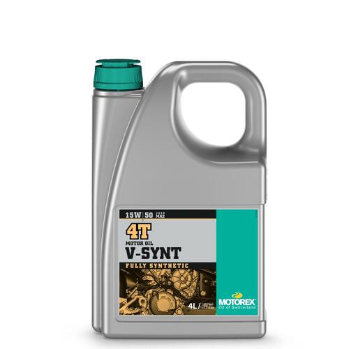 Motorex V-Synt MC 4T V-Twin Engine Oil 15W50 4 Litre Harley Davidson Ducati