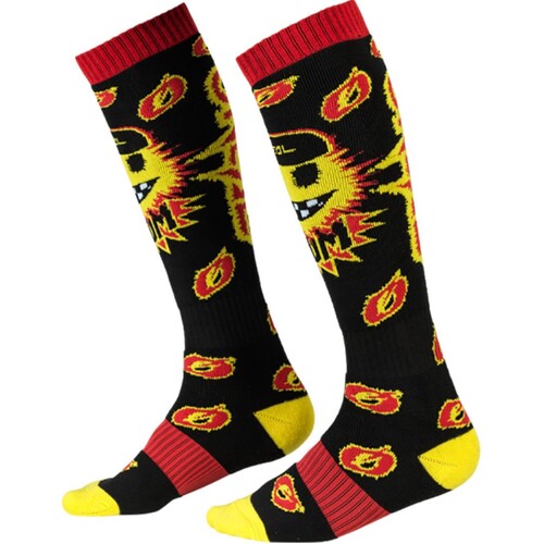 Oneal Pro Boom MX Motocross Socks Black/Yellow