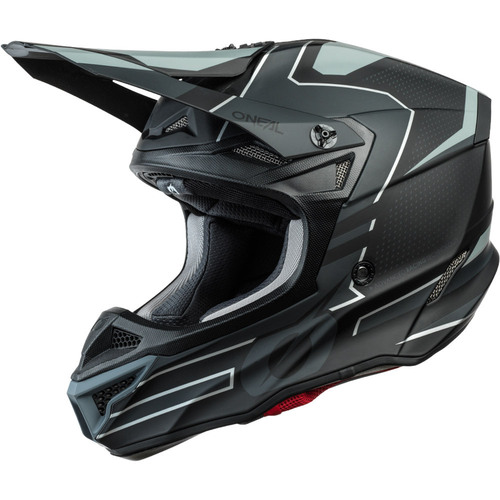 Oneal 2021 5 Series SleEK Black/Grey MX Helmet