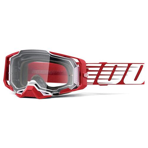 100% Armega Goggle MX Enduro MTB Oversized Deep Red