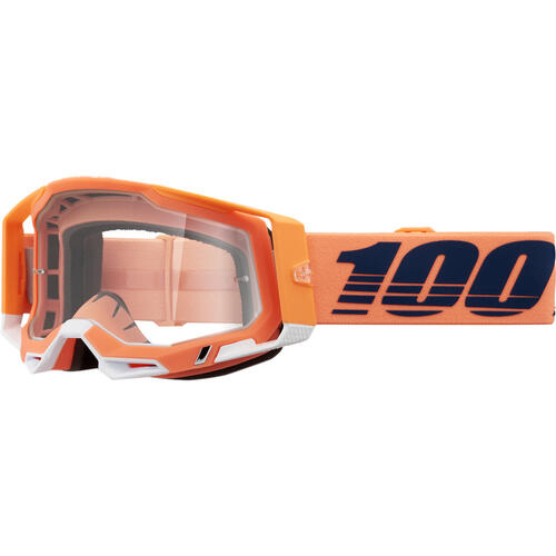 100% Racecraft 2 Goggle MX Enduro MTB Coral